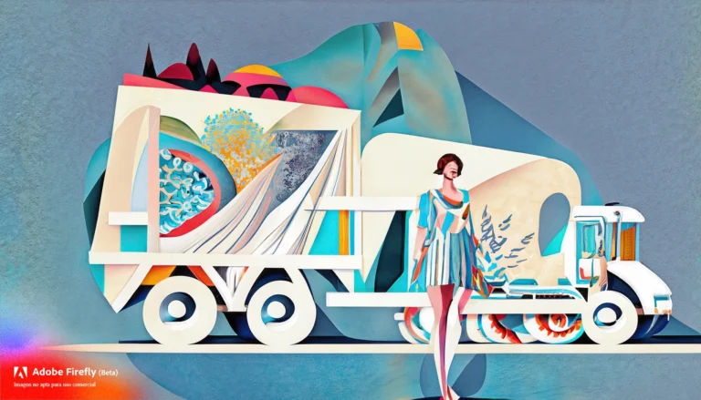 Firefly una imagen abstracta que represente a mujeres argentinas en el mundo de los transportes pesa (2) copia