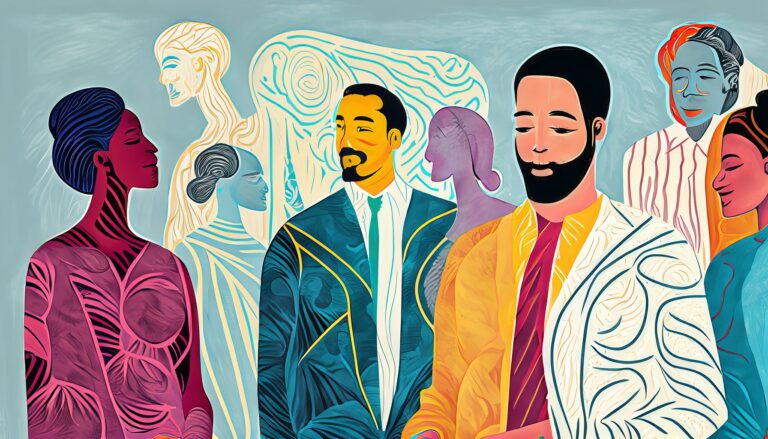 Firefly colorfull illustration Diverse business latin team performing a brainstorming event 59084