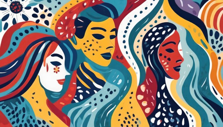 Firefly Genera una imagen abstracta y vibrante que capture la esencia de la diversidad y la inclusió (4)