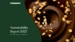 Portada del Sustainability Report 2025 de Grupo Ferrero, en una nota sobre avances en diversidad, equidad, inclusión y cultura organizacional.