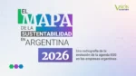 Portada del Mapa de la Sustentabilidad en Argentina 2026, presentado como una radiografía de la evolución de la agenda ESG en las empresas argentinas.